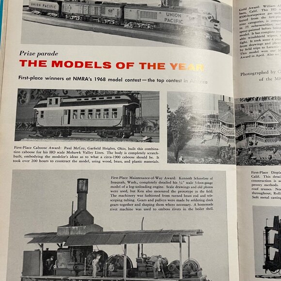 Model Railroader Magazine Back Issue November u 1968 Vol 35 No 11 Fort Dodge Lin - Picture 7 of 8